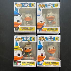 Funko Pop Donald Duck 90th Anniversary Complete Set of 04 NWT